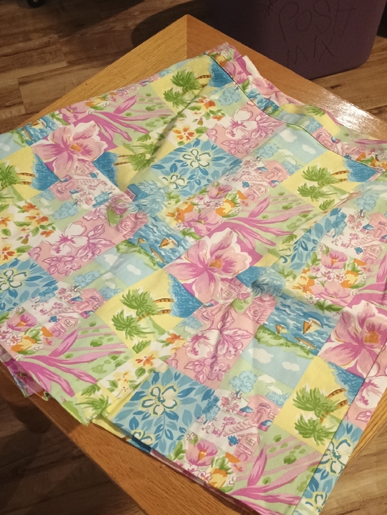 BRIGGS NY Pants - VINTAGE PASTEL BRIGGS NY SZ 14 SUMMER SKORT W/ DESIGN